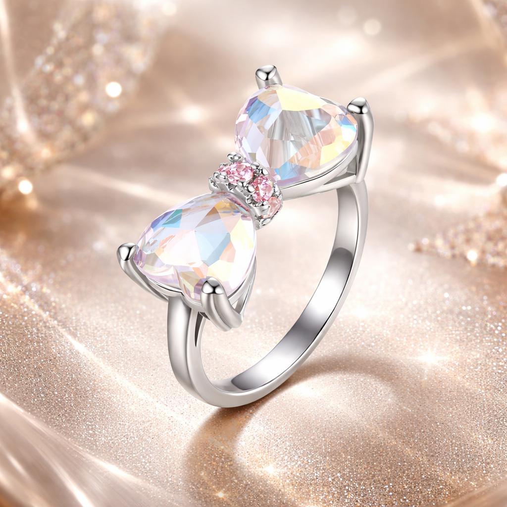 925 Sterling Silver 6.0 Size Pavé Setting CZ Ring for Women Bids.com