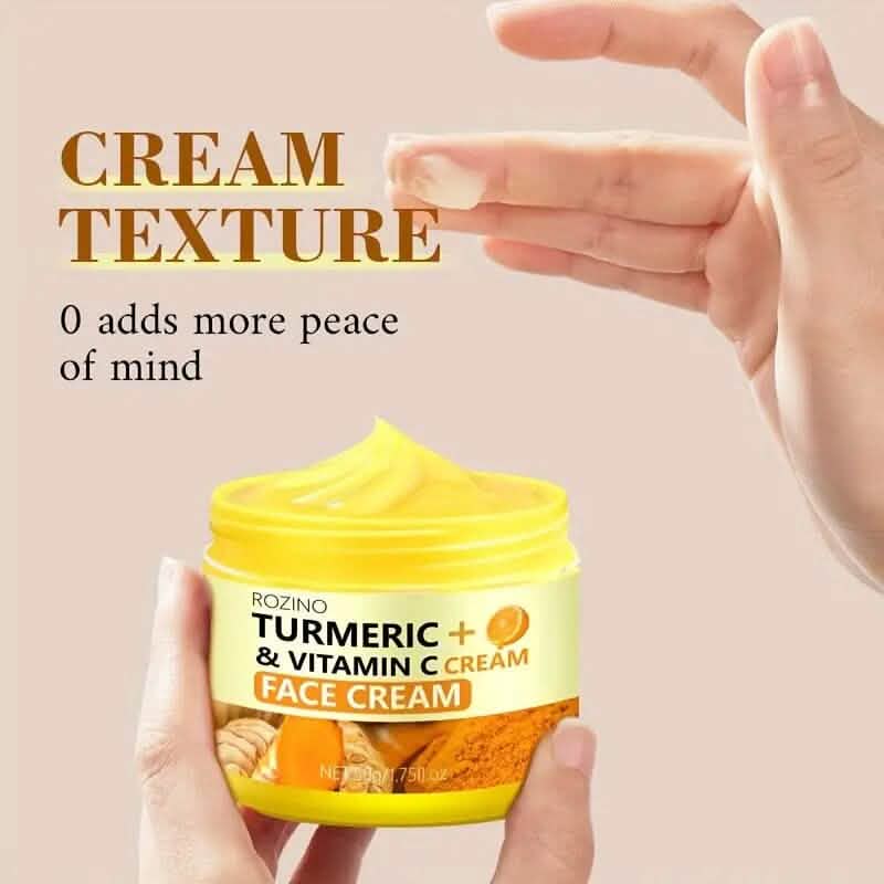 50g/1.75 Oz Turmeric + Vitamin C Face Cream with Hyaluronic Acid DailySale