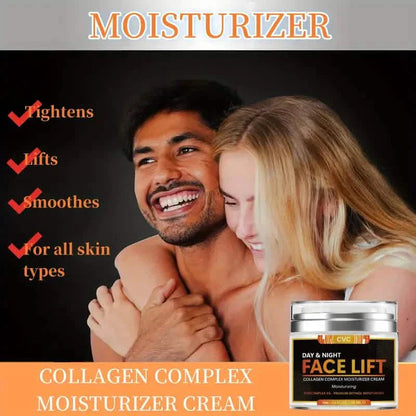 50ml Revitalizing Face Lift Cream - Visibly Firms, Lifts, and Hydrates with Hyaluronic Acid, Collagen DailySale