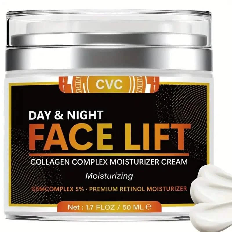 50ml Revitalizing Face Lift Cream - Visibly Firms, Lifts, and Hydrates with Hyaluronic Acid, Collagen DailySale