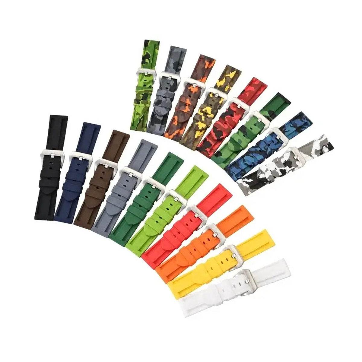 Amazfit Balance, GTR, GTS & Bip Camo & Solid Silicone Sport Band BandsCo Straps