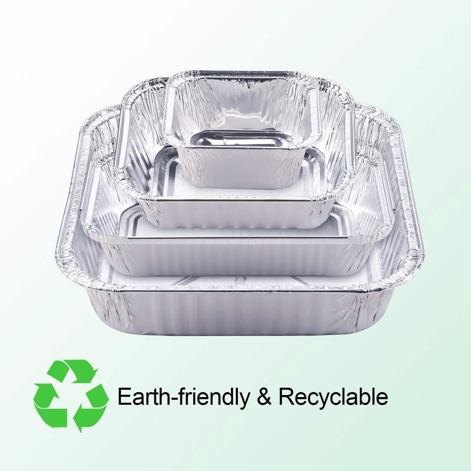 51-Packs: IMAGE 4 Size Aluminum Loaf Pans Disposable Premium Heavy-Duty Tin Foil DailySale