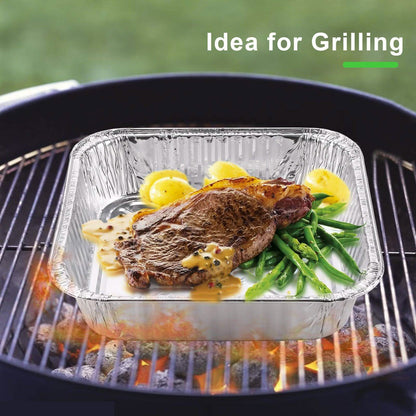 51-Packs: IMAGE 4 Size Aluminum Loaf Pans Disposable Premium Heavy-Duty Tin Foil DailySale