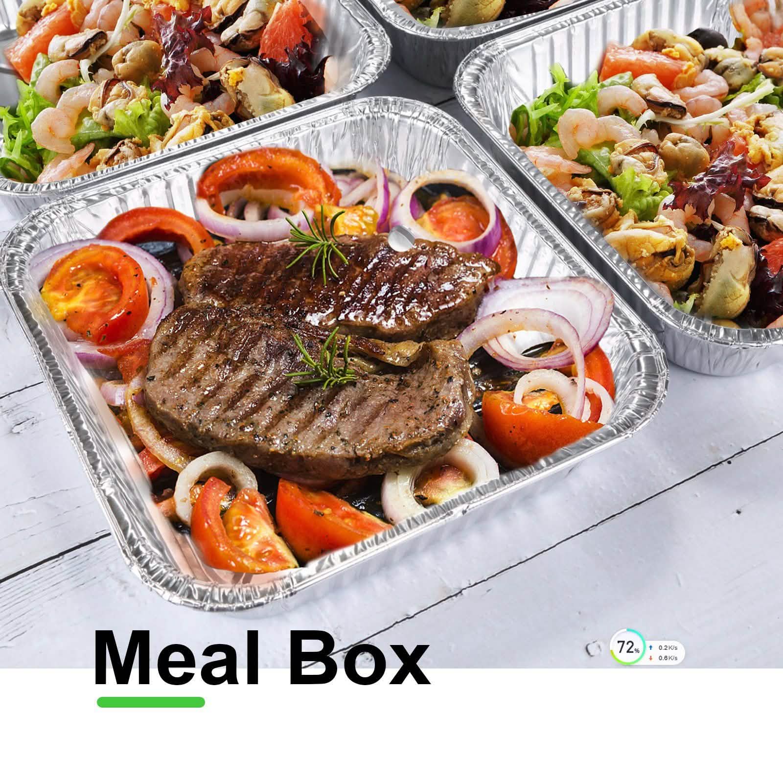 51-Packs: IMAGE 4 Size Aluminum Loaf Pans Disposable Premium Heavy-Duty Tin Foil DailySale