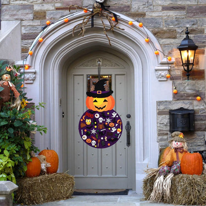 51-Pieces: Felt Pumpkin Witch Hanging Décor DailySale