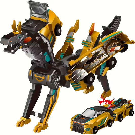 Car & Transforming Dinosaur Toy – Crash-Proof Manual DailySale