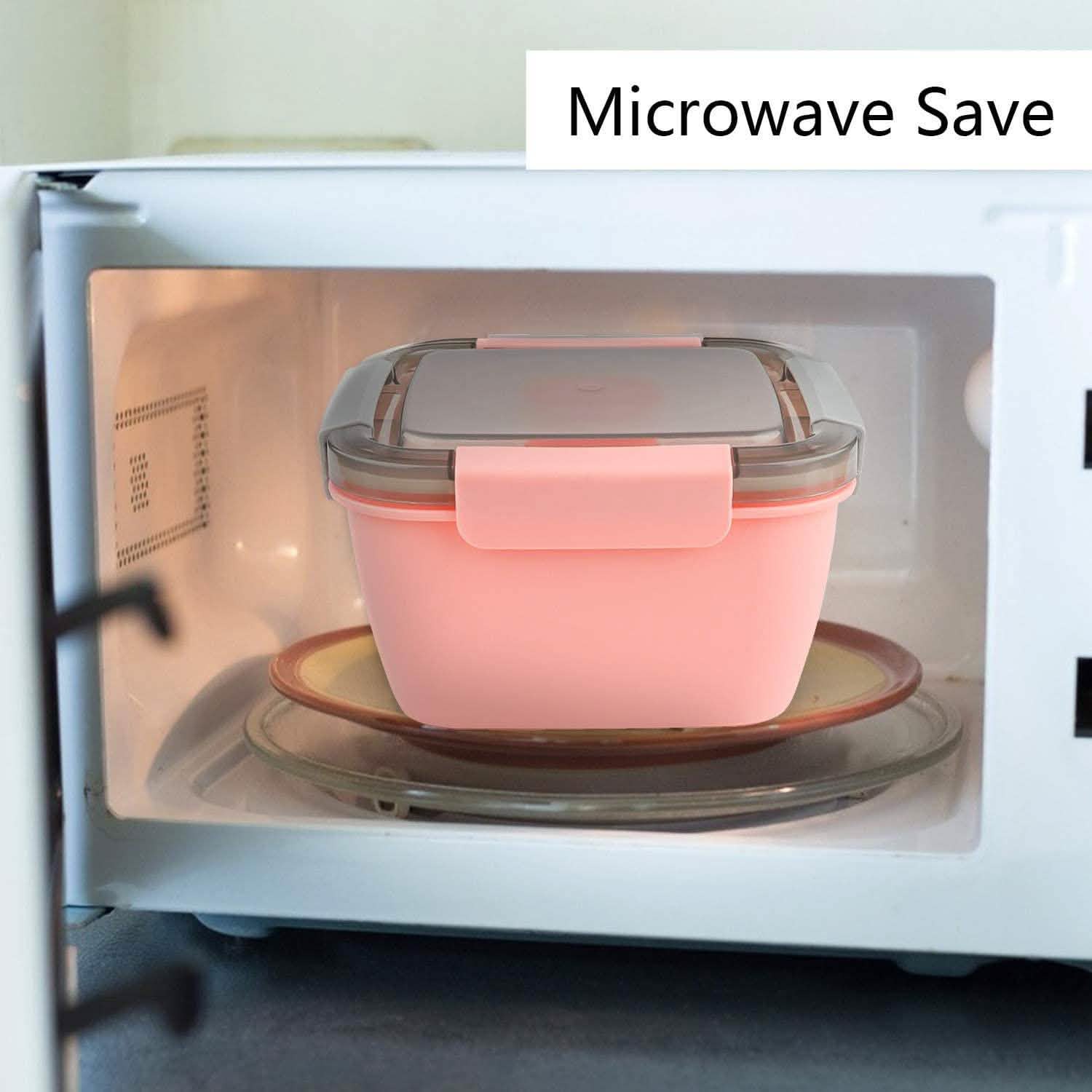 51oz Salad Bowl with Removable 3-Compartment Bento-Style Tray DailySale