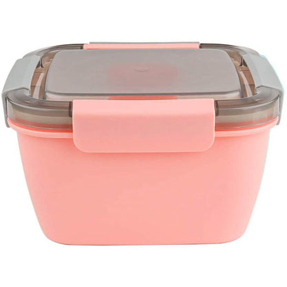 51oz Salad Bowl with Removable 3-Compartment Bento-Style Tray DailySale