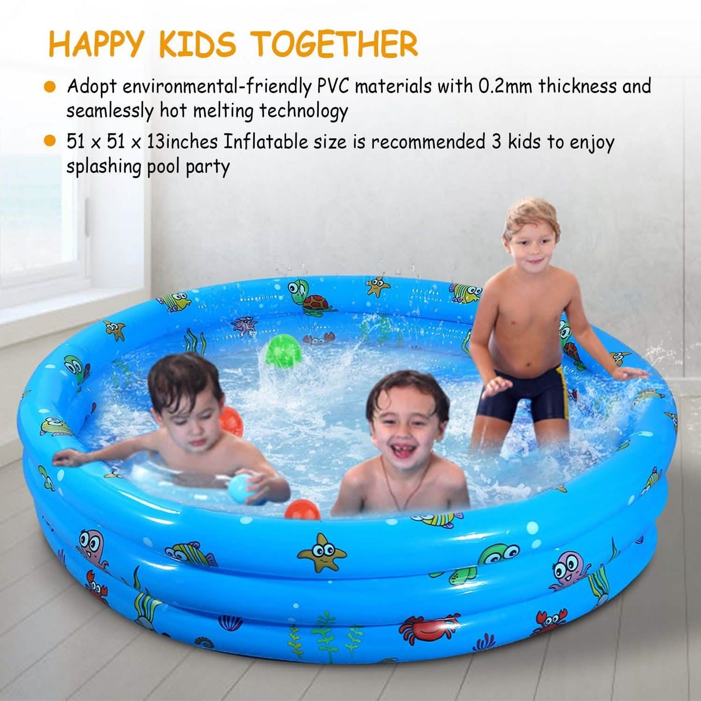 51x13" Inflatable Swimming Pool DailySale