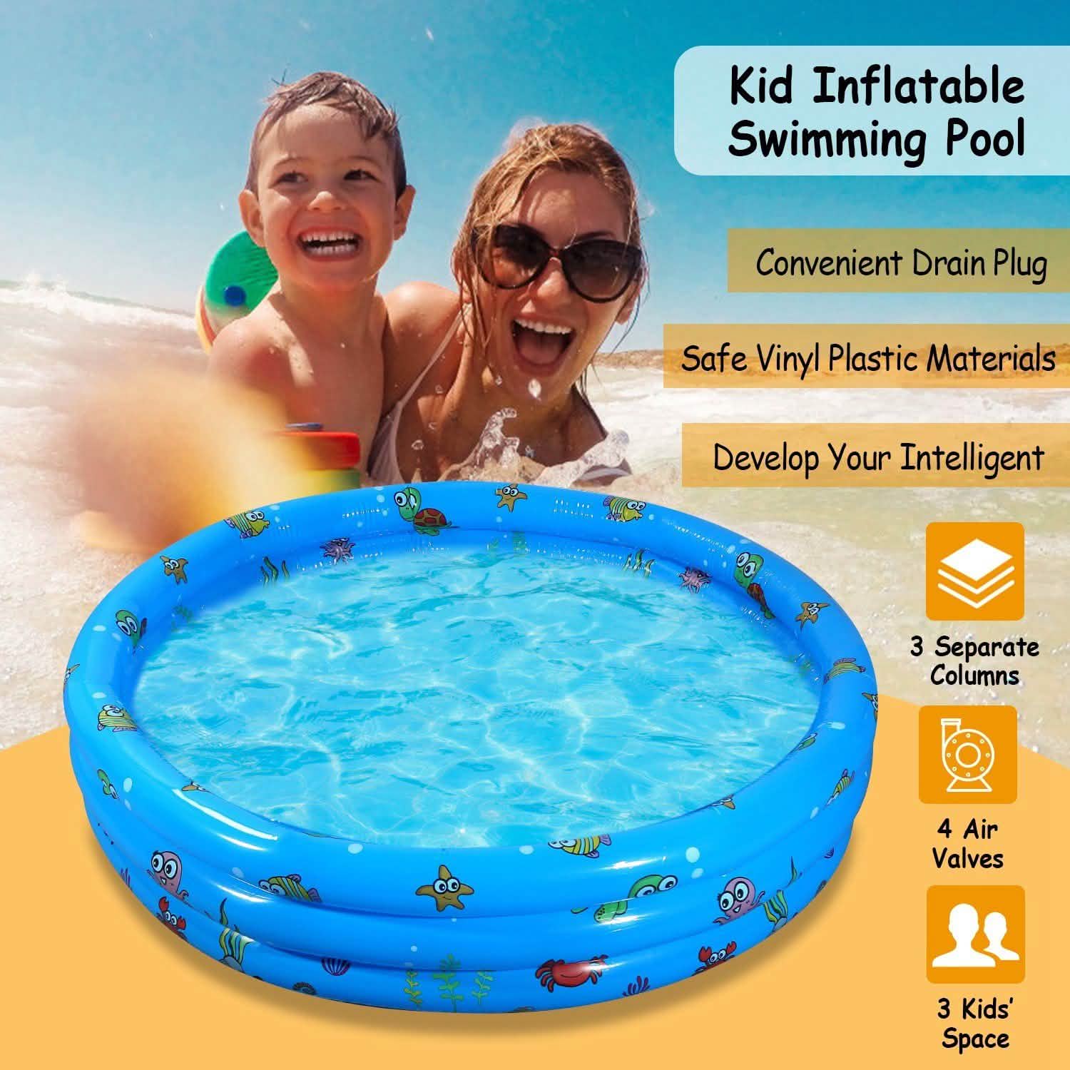 51x13" Inflatable Swimming Pool DailySale