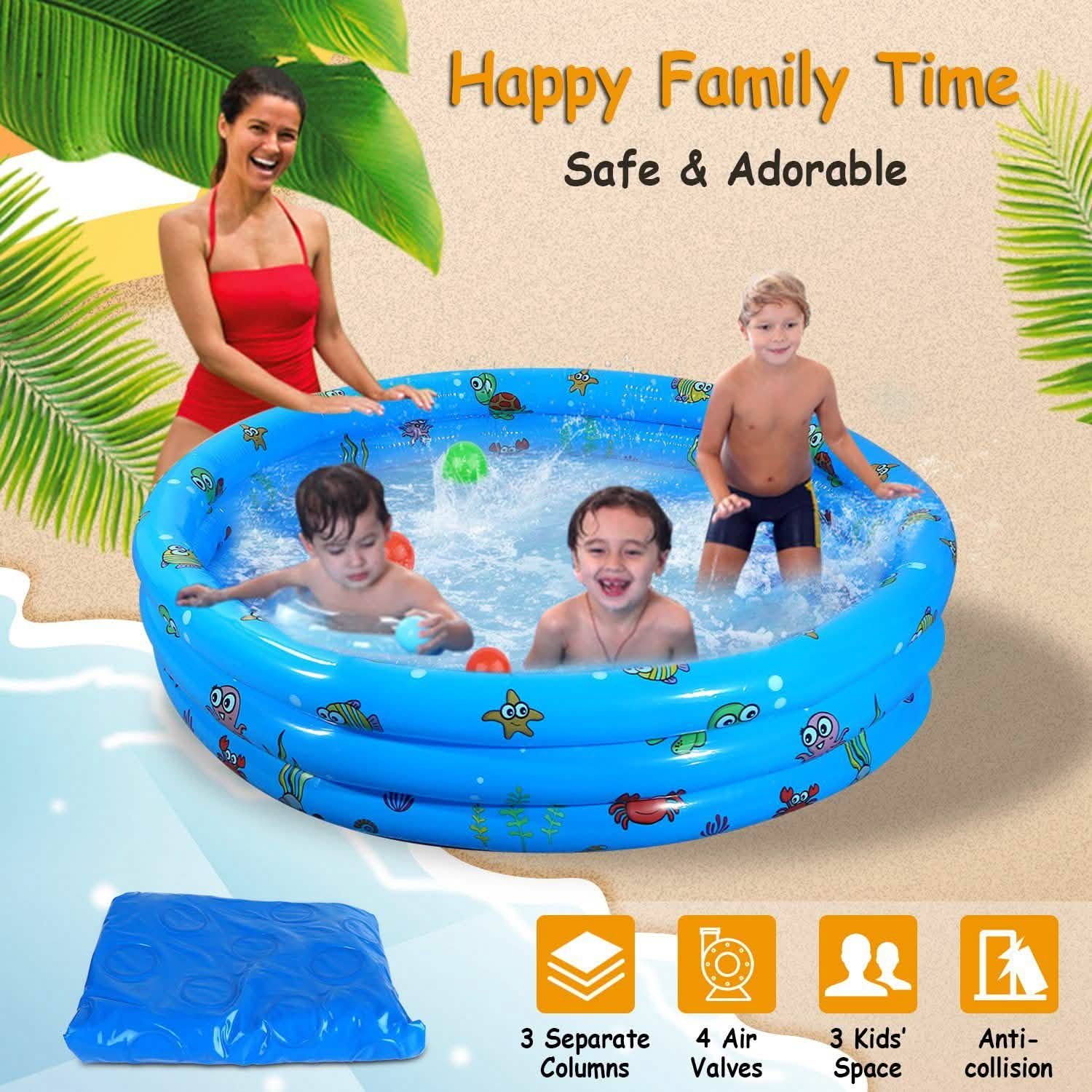 51x13" Inflatable Swimming Pool DailySale