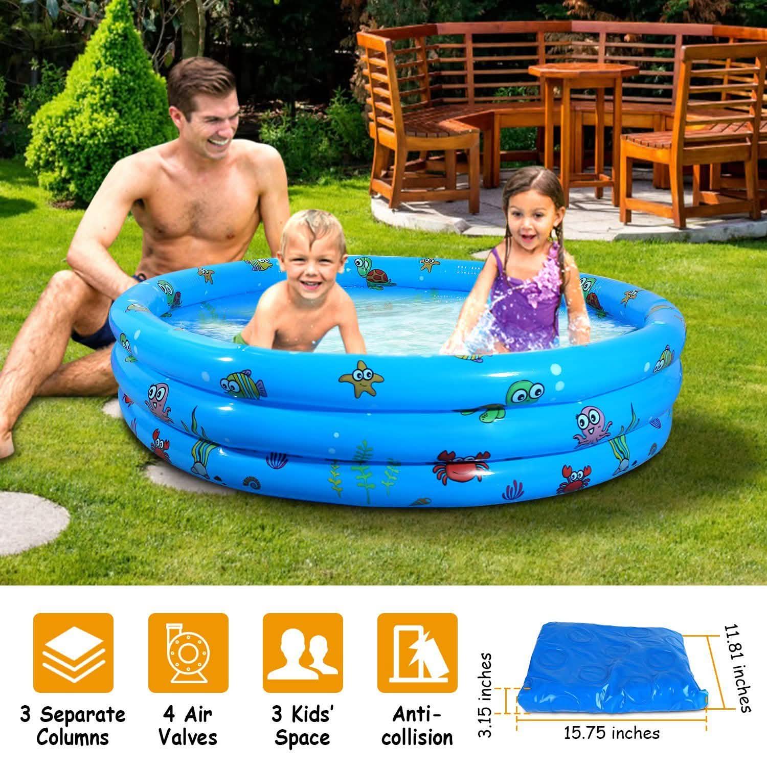 51x13" Inflatable Swimming Pool DailySale