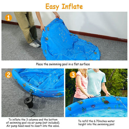 51x13" Inflatable Swimming Pool DailySale