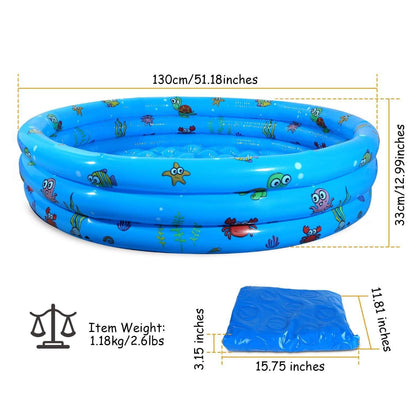 51x13" Inflatable Swimming Pool DailySale
