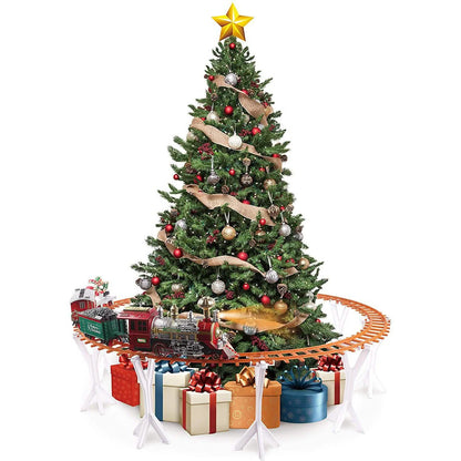 52-Piece Set: Santa's Choo Choo Electric Train with Working Light and Sound DailySale