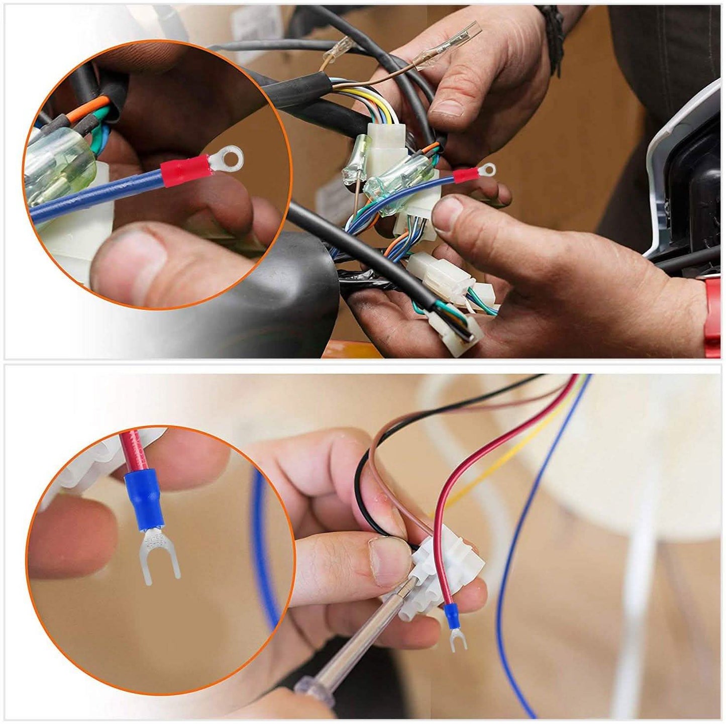 520-Pieces: Insulated Electrical Wire Splice Terminal DailySale