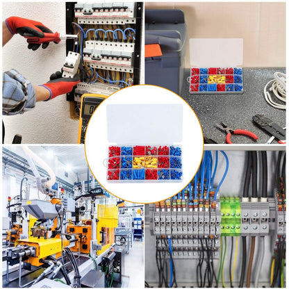 520-Pieces: Insulated Electrical Wire Splice Terminal DailySale