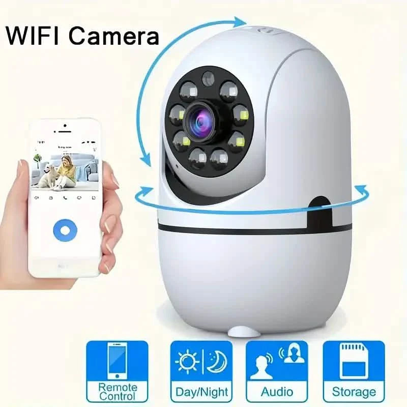 2-Pack: Wireless Security Cameras – 355° Rotation, Night Vision, Motion Detection, Two-Way Audio DailySale