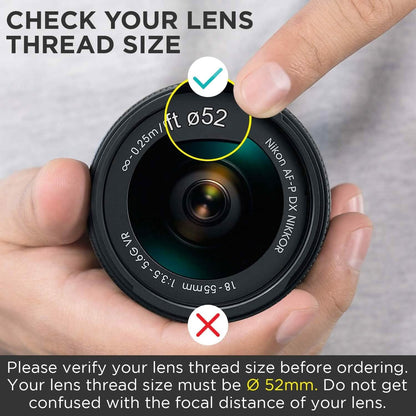 52MM 0.43x Altura Photo Professional HD Wide Angle Lens (w/Macro Portion) for Nikon  (Refurbished) DailySale