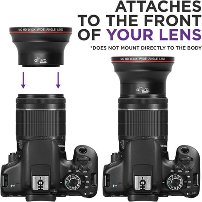52MM 0.43x Altura Photo Professional HD Wide Angle Lens (w/Macro Portion) for Nikon  (Refurbished) DailySale