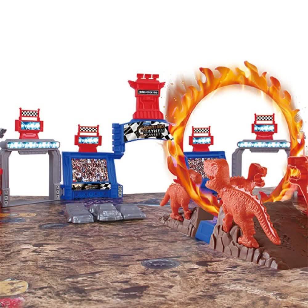 54-Piece: Monster Truck Mayhem Friction Play Set - 2-Pack Ford DailySale