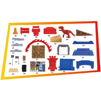 54-Piece: Monster Truck Mayhem Friction Play Set - 2-Pack Ford DailySale