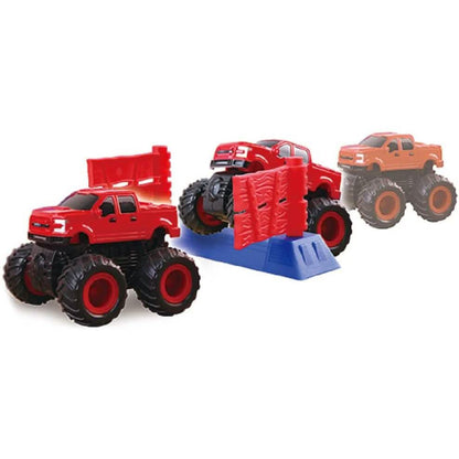 54-Piece: Monster Truck Mayhem Friction Play Set - 2-Pack Ford DailySale