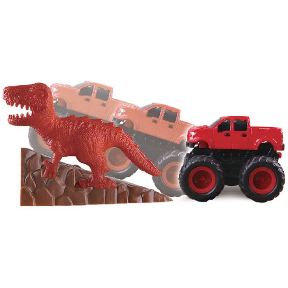 54-Piece: Monster Truck Mayhem Friction Play Set - 2-Pack Ford DailySale