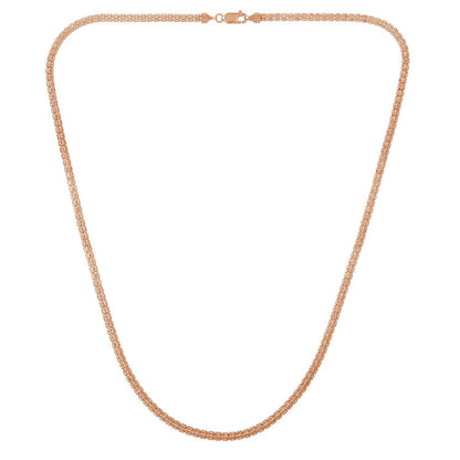 Ice Barrel Chain in 14k Rose Gold (3.10 mm) Bids.com