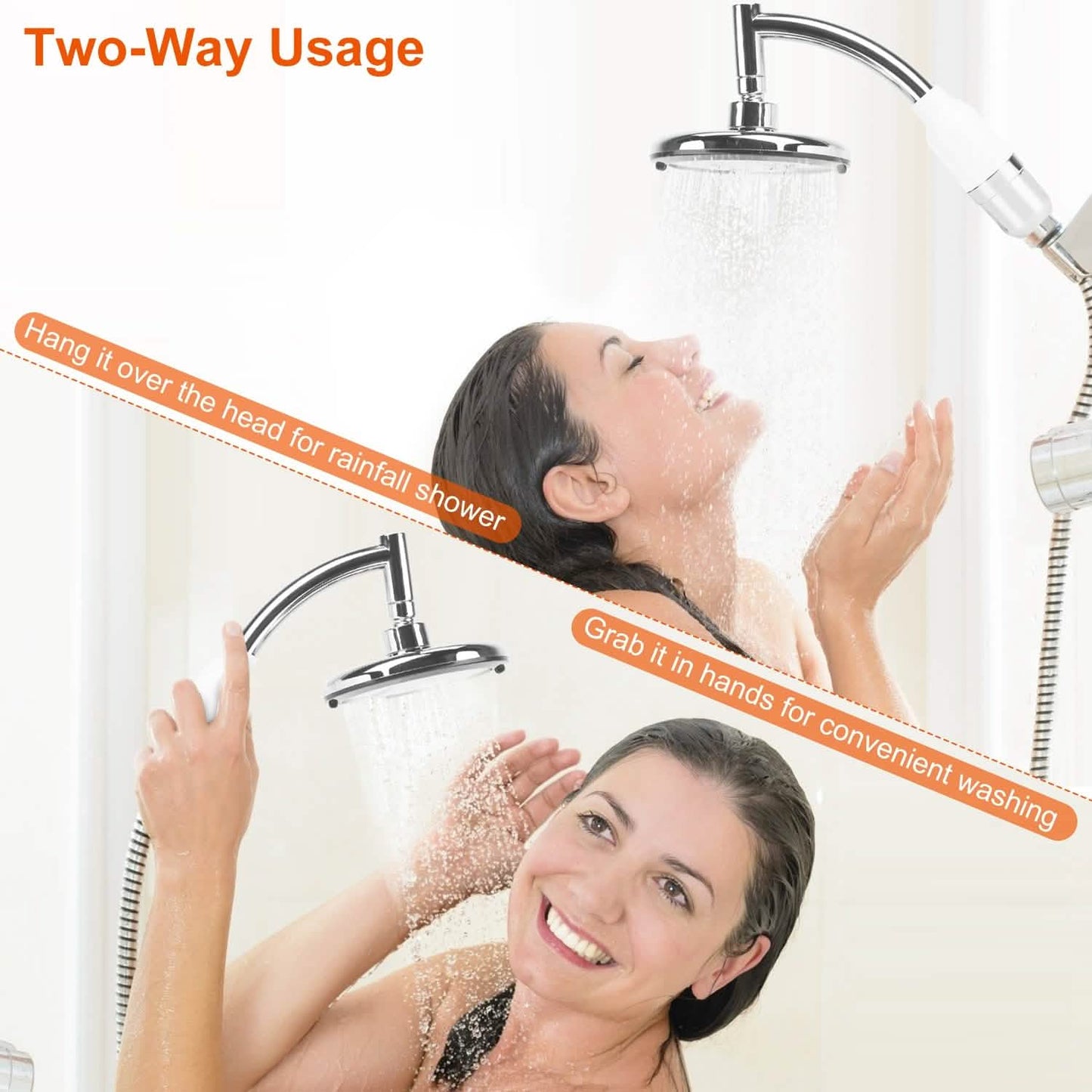 5.5-Inch High Pressure Shower Head DailySale