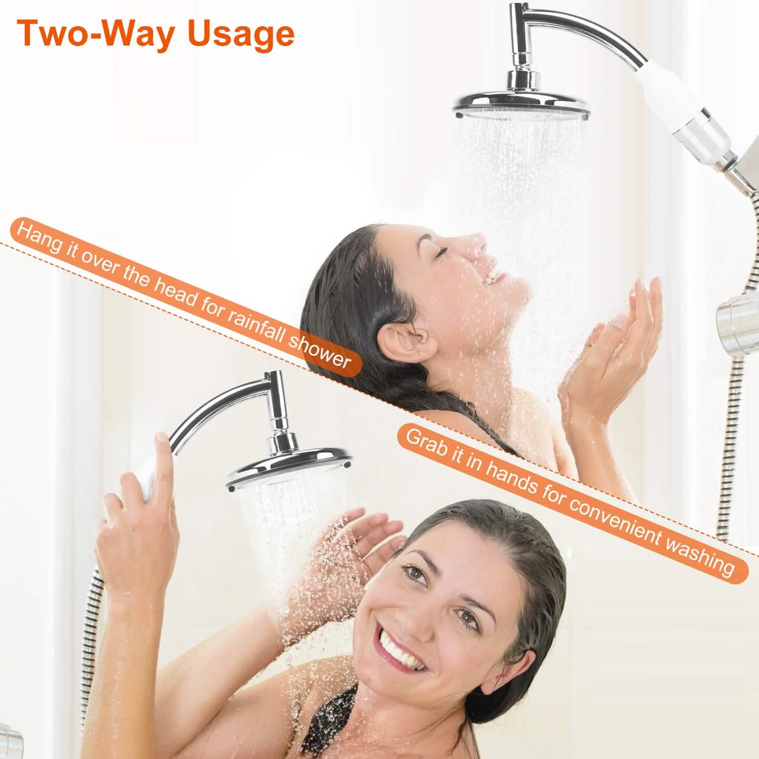 5.5-Inch High Pressure Shower Head DailySale