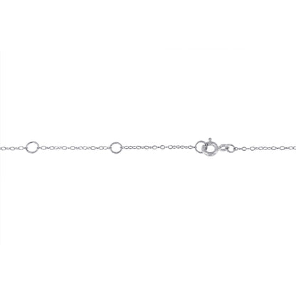 Sterling Silver Treated Diamond By Yard Necklace (3/4 cttw, Blue Color, I2-I3 Clarity) Bids.com