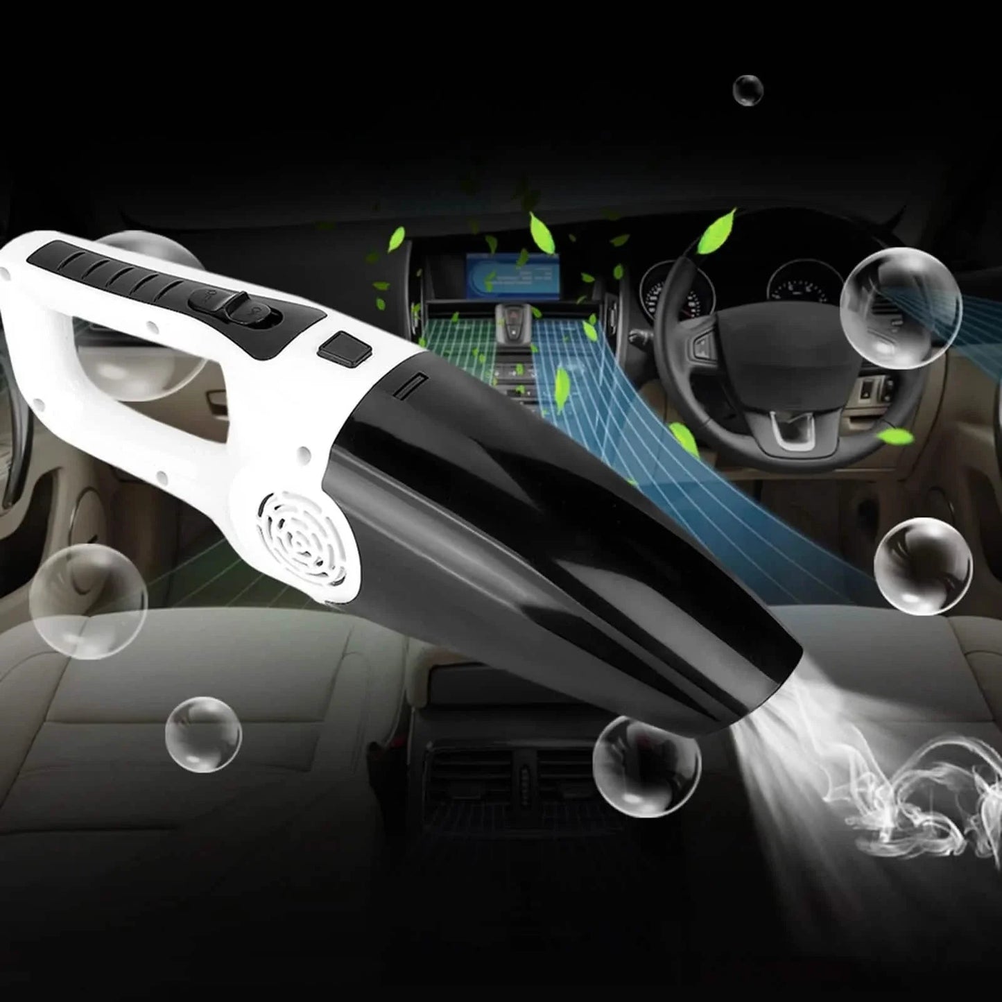 High-Power Car Vacuum Cleaner | Wet & Dry, Mini & Portable DailySale