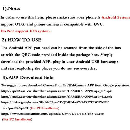 5.5mm Android Waterproof Endoscope DailySale