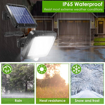 56 LEDs Outdoor Solar Security Flood Light DailySale