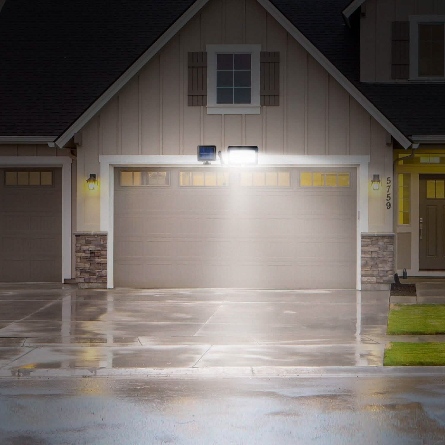 56 LEDs Outdoor Solar Security Flood Light DailySale
