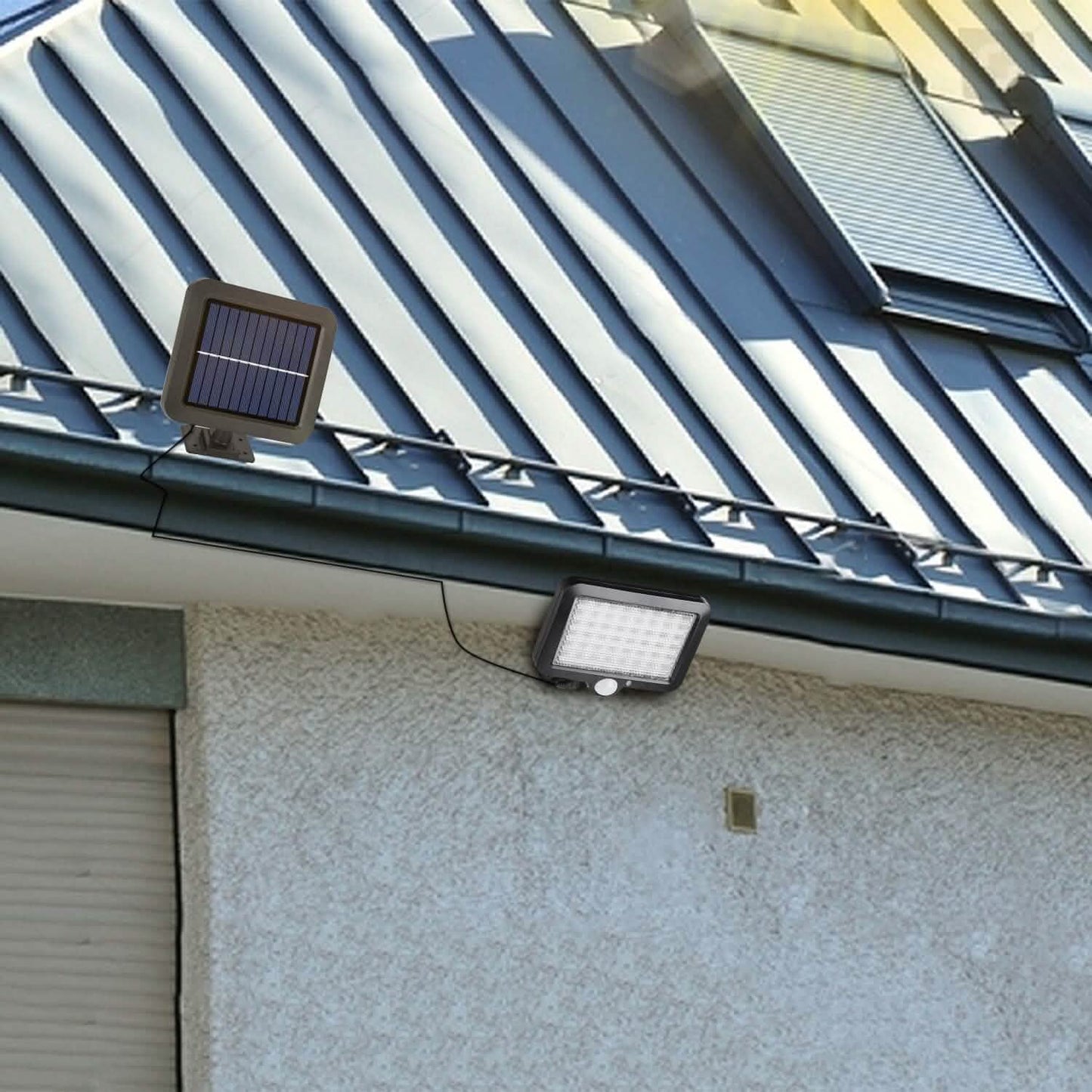 56 LEDs Outdoor Solar Security Flood Light DailySale