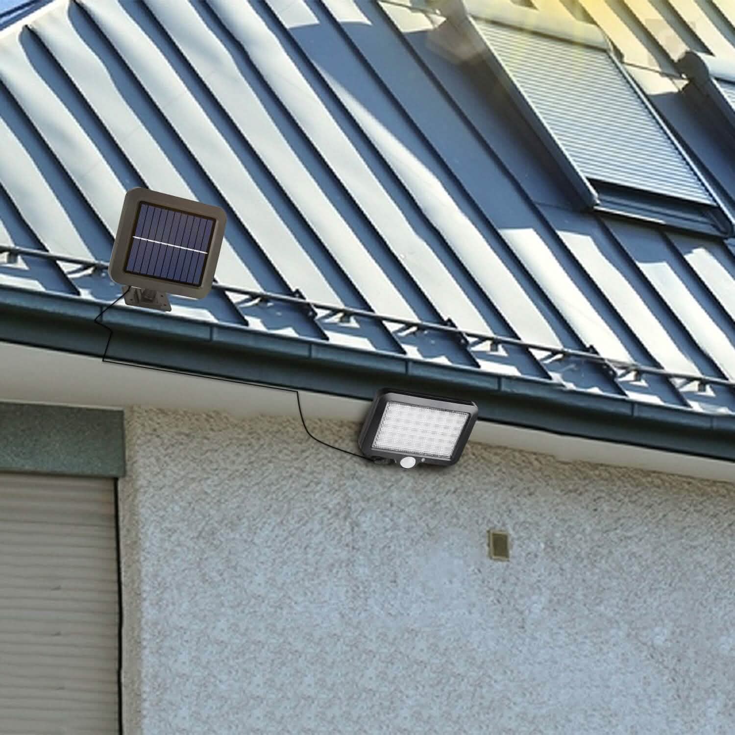 56 LEDs Outdoor Solar Security Flood Light DailySale