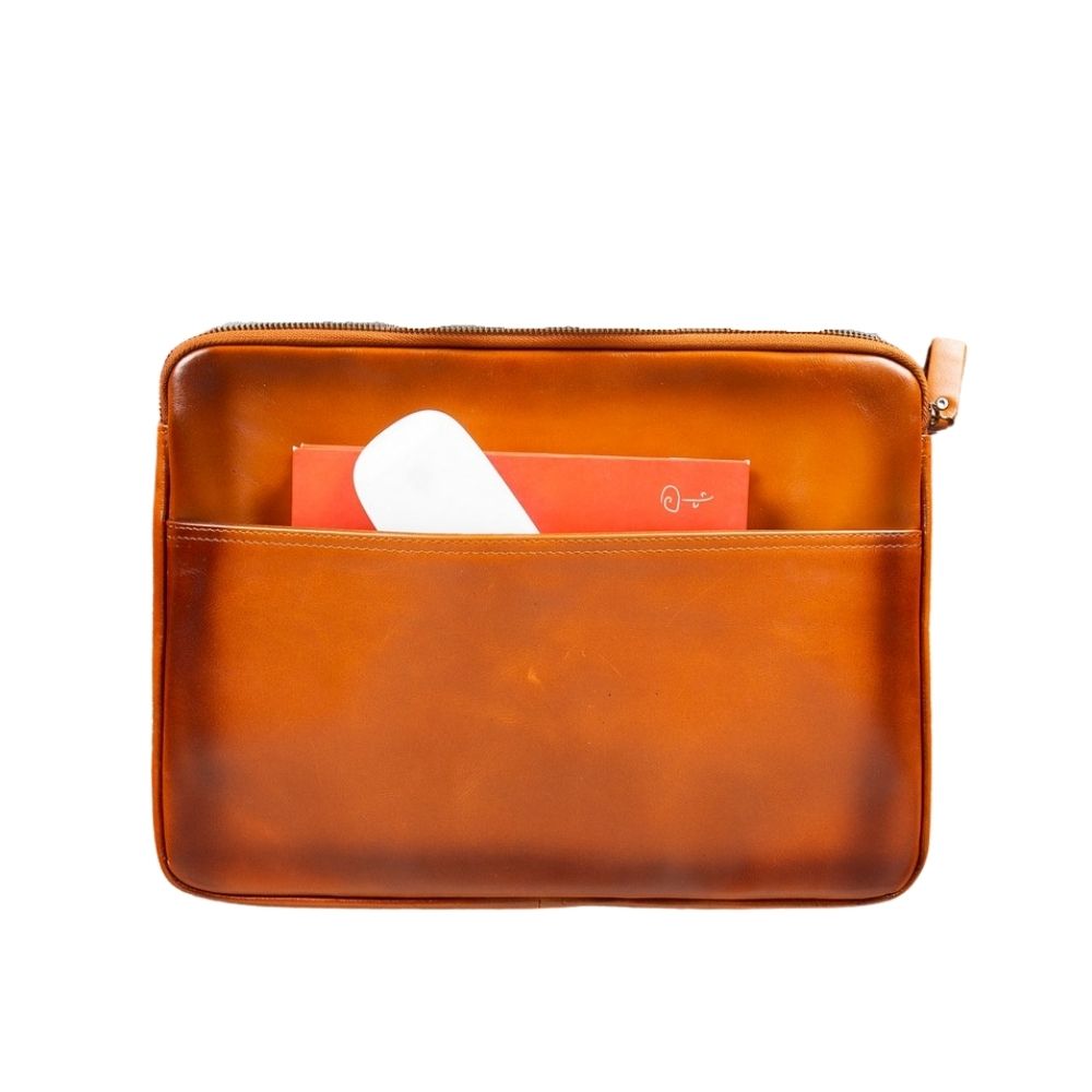 Awe Slim Leather Laptop / Tablet Bag Mizuri Leather