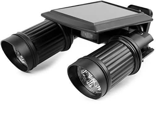 Solar Motion Sensor Twin Floodlight DailySale