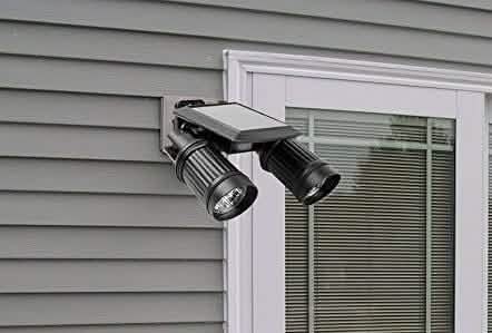 Solar Motion Sensor Twin Floodlight DailySale