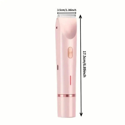 Women’s 2-in-1 Bikini & Facial USB Rechargeable Electric Razor for Wet/Dry Use DailySale