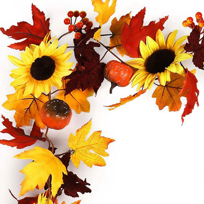 5.6ft Artificial Maple Leaf Garland Hanging Plant Vine DailySale