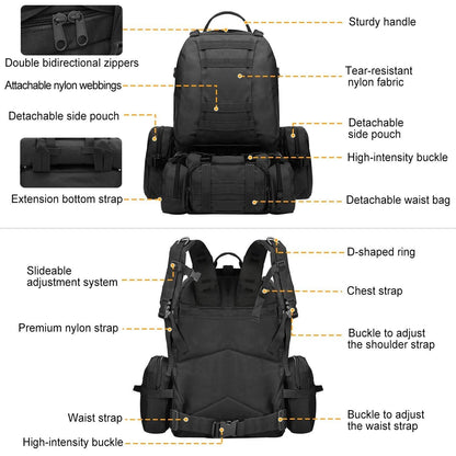 56L Military Tactical Backpack DailySale