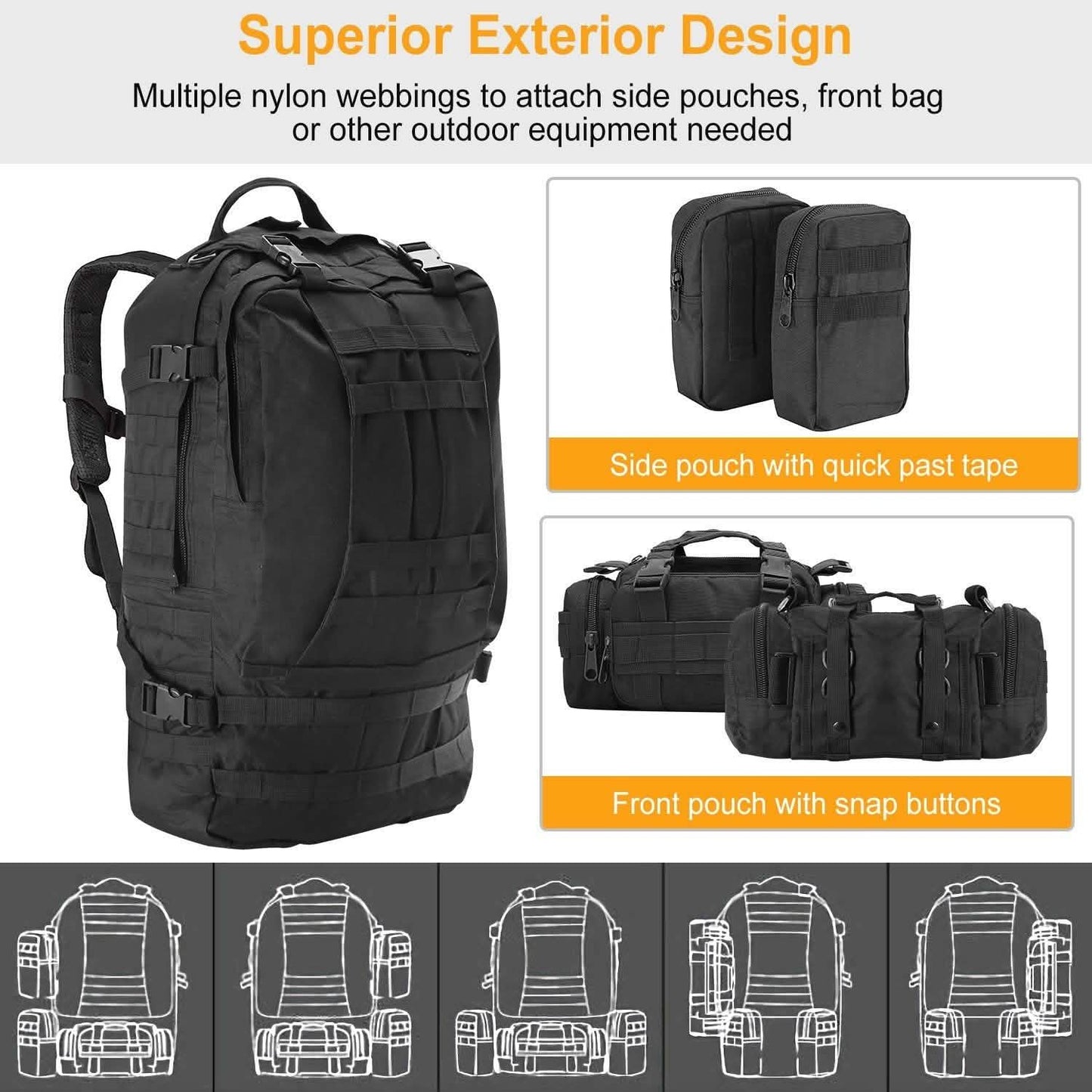 56L Military Tactical Backpack DailySale