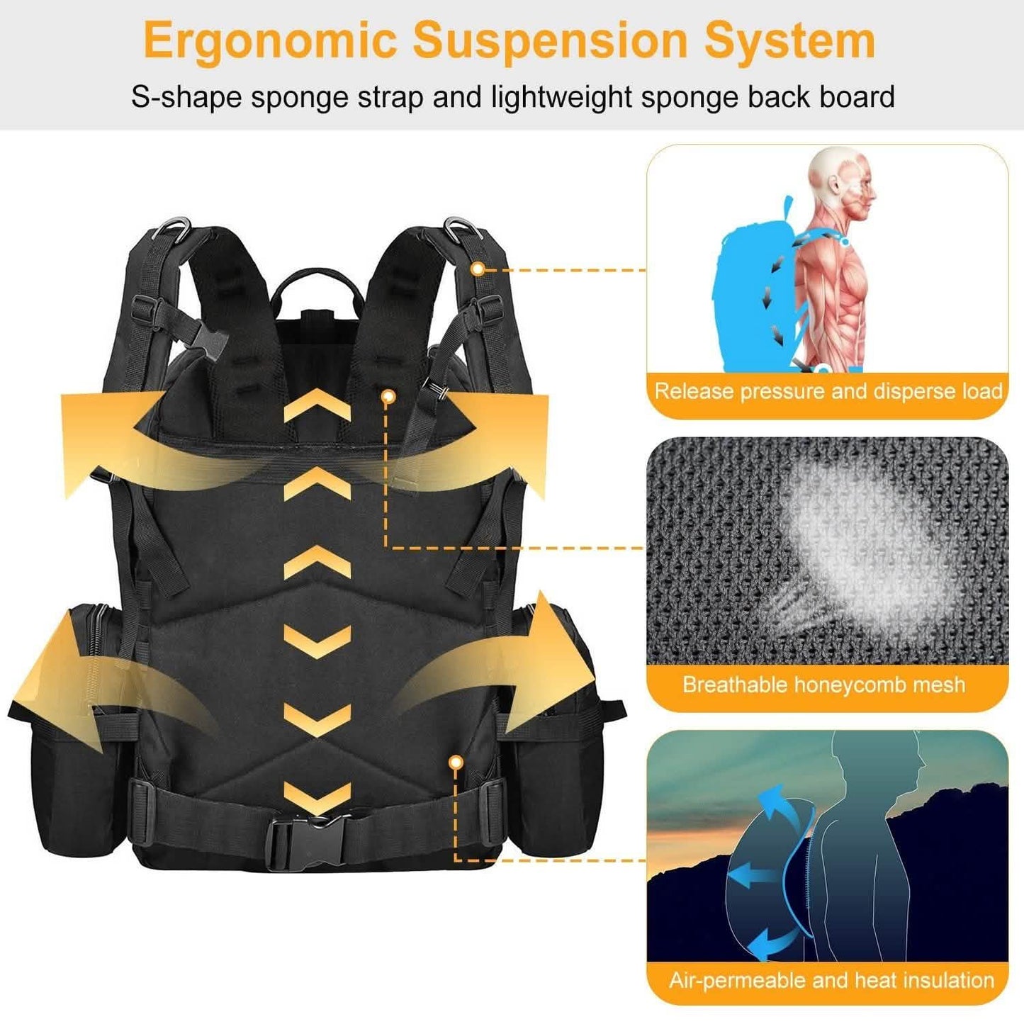 56L Military Tactical Backpack DailySale