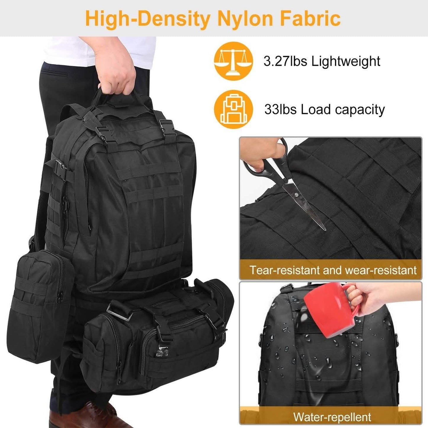 56L Military Tactical Backpack DailySale