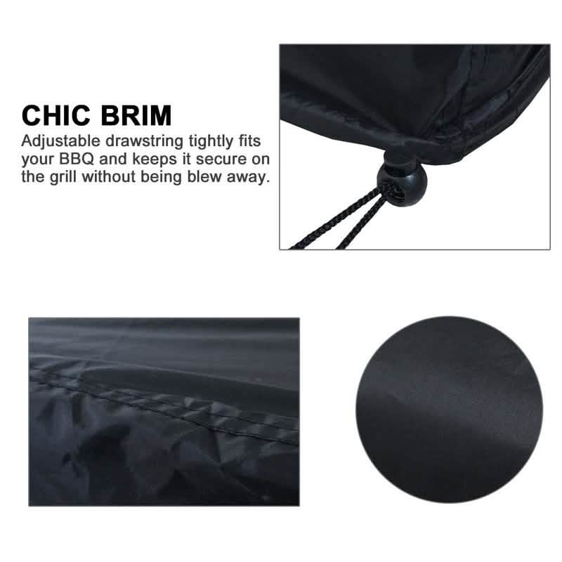57" Black Barbecue Gas Grill Waterproof Cover DailySale