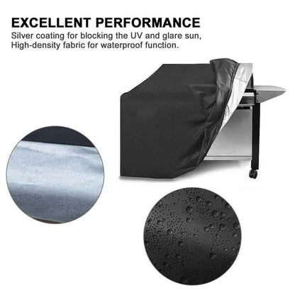 57" Black Barbecue Gas Grill Waterproof Cover DailySale