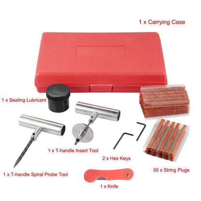 57-Piece: Universal Tire Repair Kit DailySale